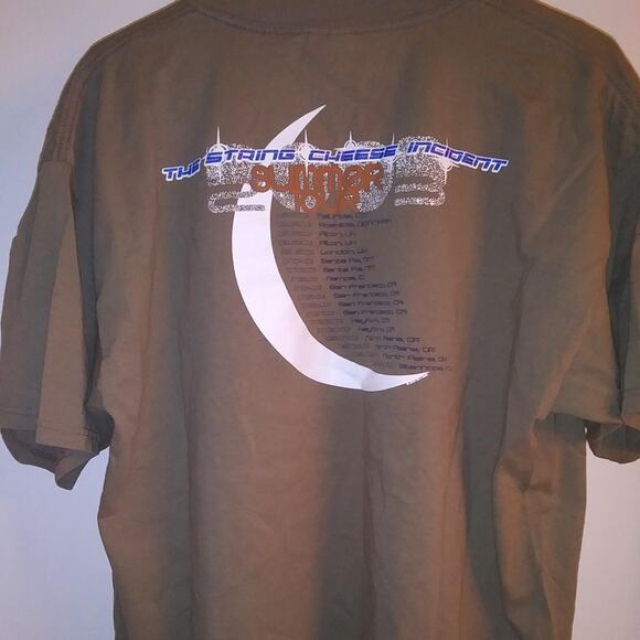 RARE - String Cheese Incident - 2003 Summer Tour T-Shirt - Brown - Size XL - Picture 4 of 4